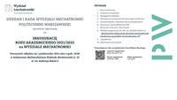 Inauguracja na Wydziale Mechatroniki Inauguracja na Wydziale Mechatroniki