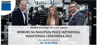 Ogólnopolski konkurs TRUMPF Huettinger na najlepszą pracę inżynierską, magisterską i doktorską  