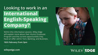 Working in an international English-speaking company Working in an international English-speaking company