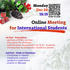 Online Meeting for International Students