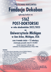 Post-PhD internship at the University of Michigan Post-PhD internship at the University of Michigan