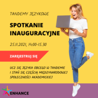 Tandemy językowe w ramach konsorcjum ENHANCE Tandemy językowe w ramach konsorcjum ENHANCE