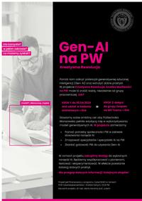 Application of tools for generative artificial intelligence Application of tools for generative artificial intelligence