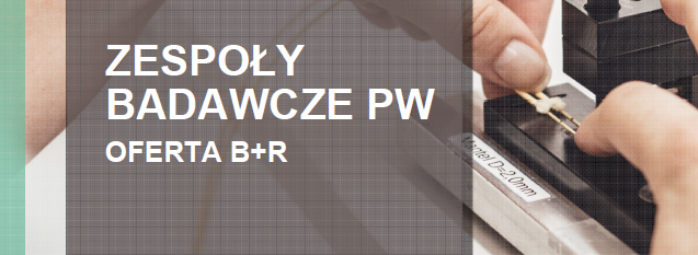 Katalog usług B+R Wydziału Mechatroniki Katalog usług B+R Wydziału Mechatroniki